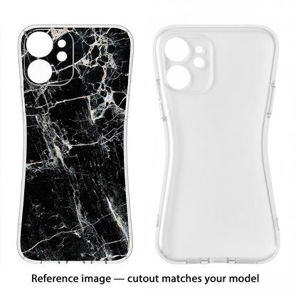 Black Marble Texture Samsung S24 Ultra Back Cover