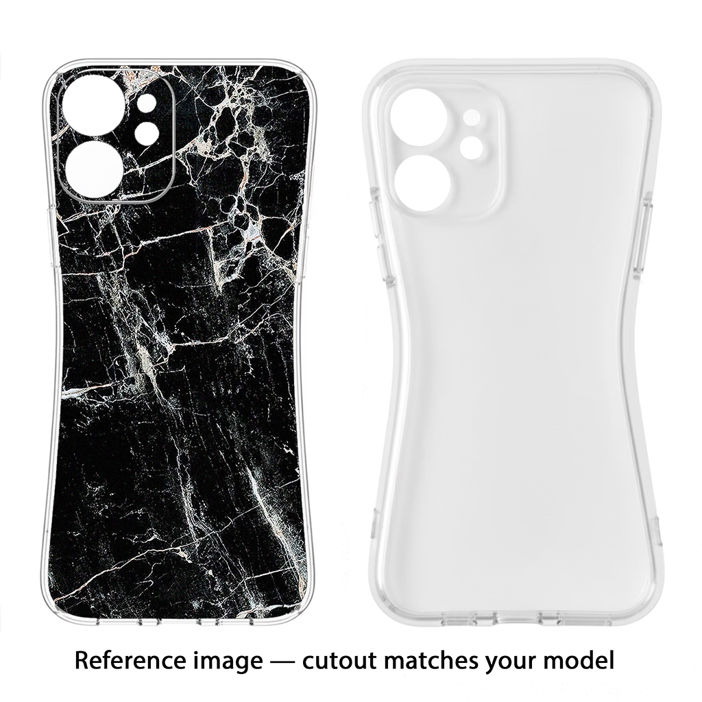 Black Marble Texture Realme P3 Ultra 5G Back Cover