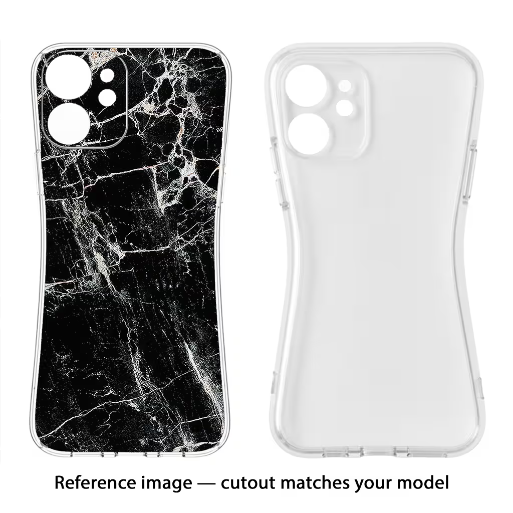 Black Marble Texture Samsung A26 Back Cover