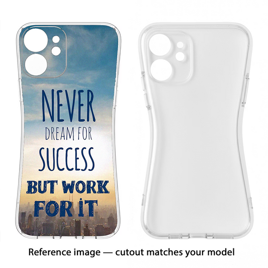 Never Dream For Success But Work For It OnePlus Nord CE5 Back Cover