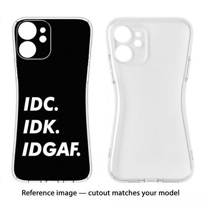 Idc Idk Idgaf Redmi 14C 5G Back Cover