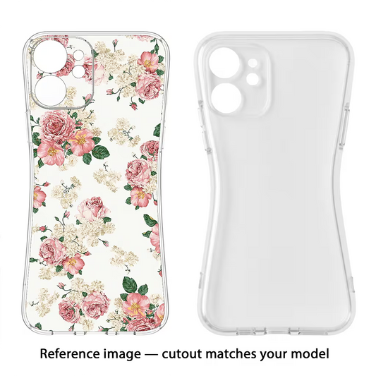 Flowers Moto Edge 60 Stylus Back Cover