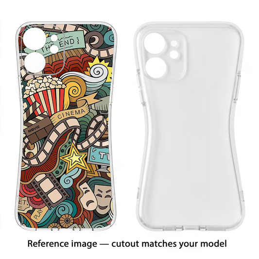 Cinema Abstract Moto Edge 60 Stylus Back Cover