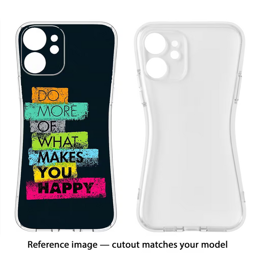 Do More Of What Makes You Happy Moto Edge 60 Stylus Back Cover