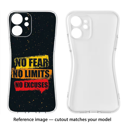 No Fear No Limits No Excuse Samsung A26 Back Cover