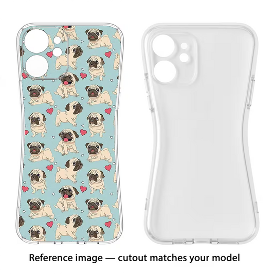 Pug Dog Moto Edge 60 Stylus Back Cover