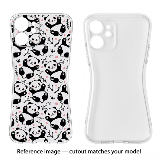 Cute Panda Vivo Y22 Back Cover