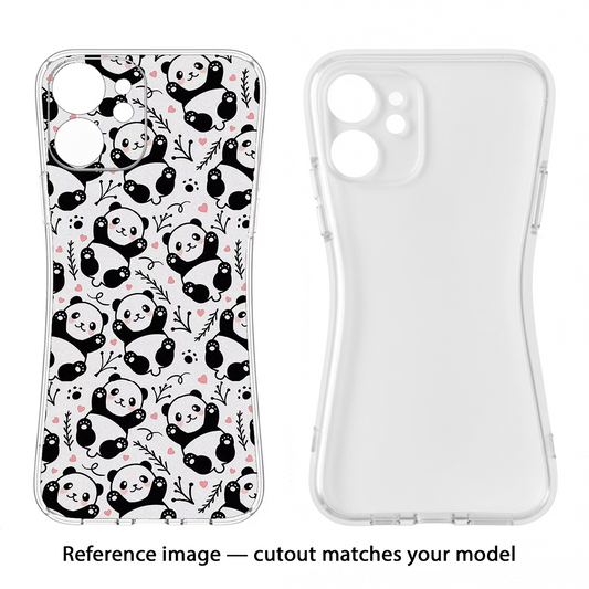 Cute Panda Oppo A5 5G Back Cover
