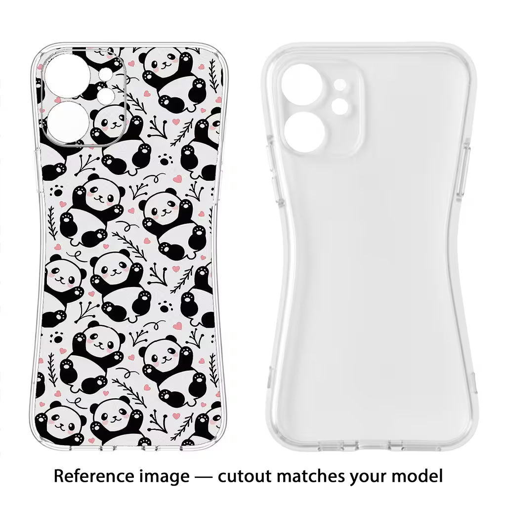 Cute Panda Vivo T4x 5G Back Cover