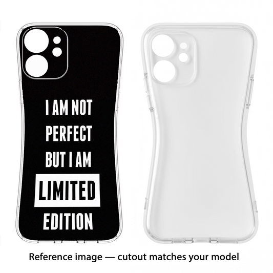 I Am Not Perfect But I Am Limited Edition Redmi A4 5G Back Cover