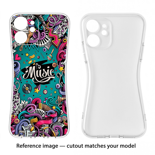 Music Graffiti Nothing Phone 3A Back Cover