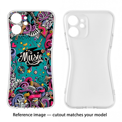 Music Graffiti Vivo X200 FE Back Cover