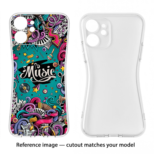 Music Graffiti Samsung A15 5G Back Cover