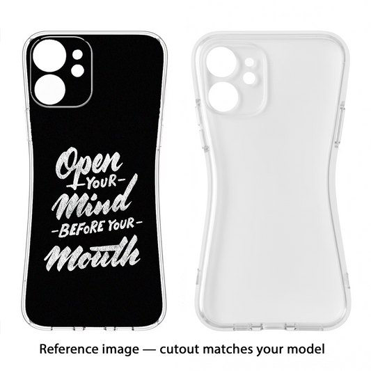 Open Your Mind Before Your Mouth Redmi A4 5G Back Cover