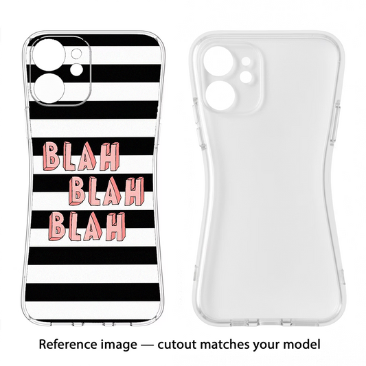Blah Blah Blah Samsung S25 Ultra Back Cover