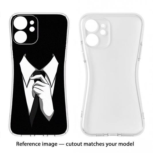 Black Tie Moto G86 Power Back Cover