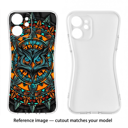 Angry Owl Art Samsung S23 Ultra Back Cover