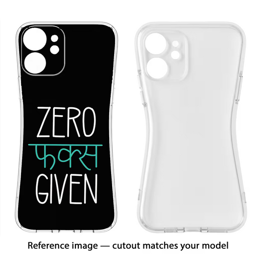 Zero Fucks Given Moto Edge 60 Stylus Back Cover