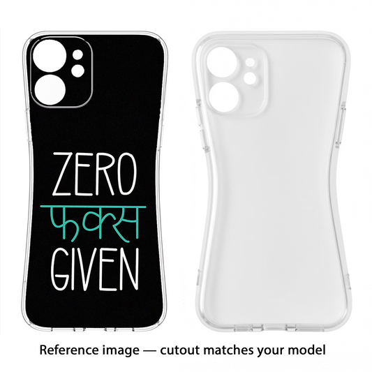 Zero Fucks Given Samsung S23 FE 5G Back Cover