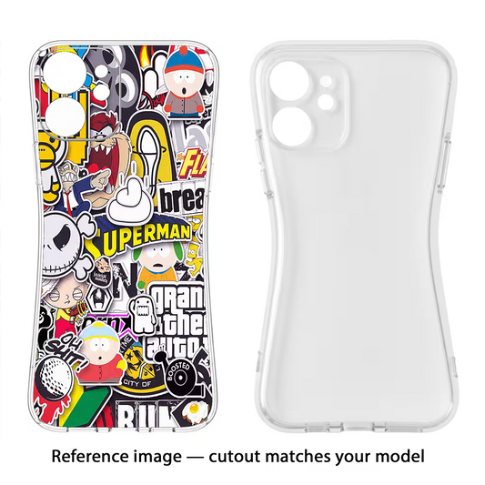 Sticker Bomb Samsung A26 Back Cover