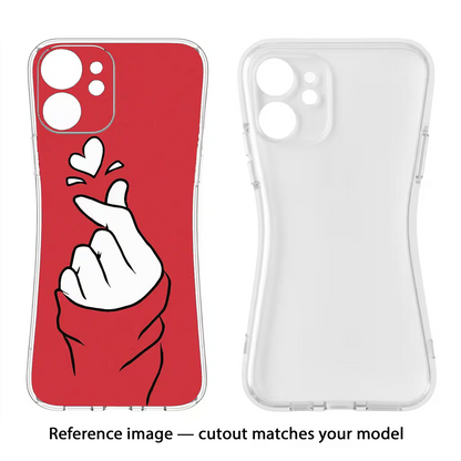 Korean Love Sign Oppo Reno13 Pro 5G Back Cover
