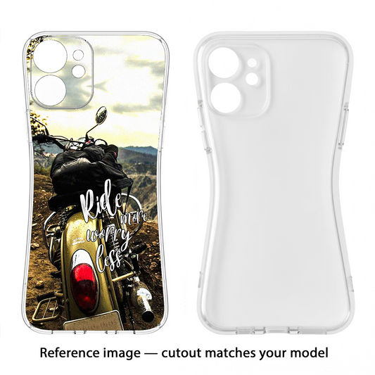 Ride More Worry Less Nothing Phone 3A Back Cover