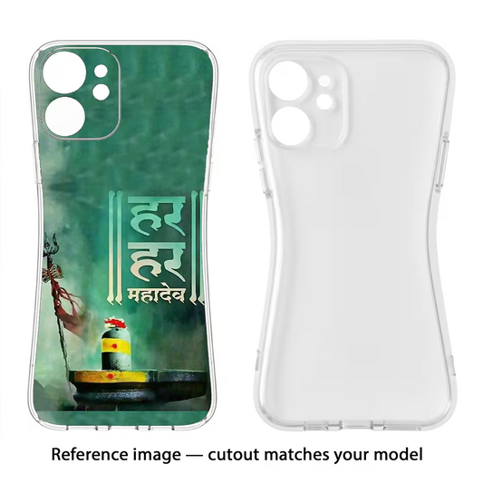 Har Har Mahadev Shivling Moto Edge 60 Stylus Back Cover