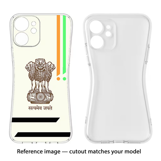 Satyamev Jayate Brown Logo Moto Edge 60 Stylus Back Cover