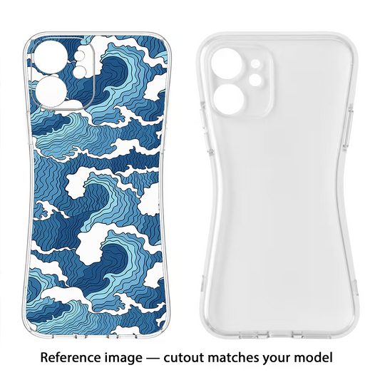 Blue Waves Moto Edge 60 Stylus Back Cover