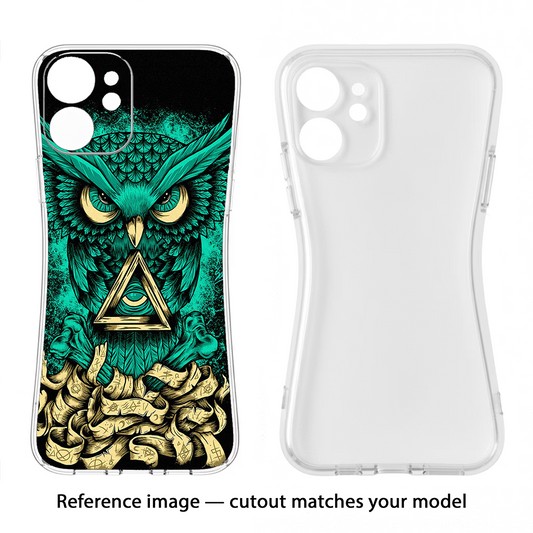 Green Owl iPhone 17 Back Cover