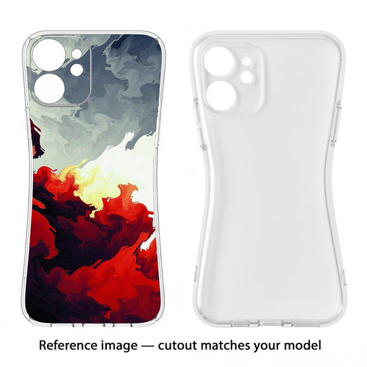 Fire Cloud iPhone 17 Back Cover