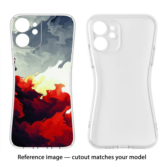 Fire Cloud Moto Edge 60 Stylus Back Cover