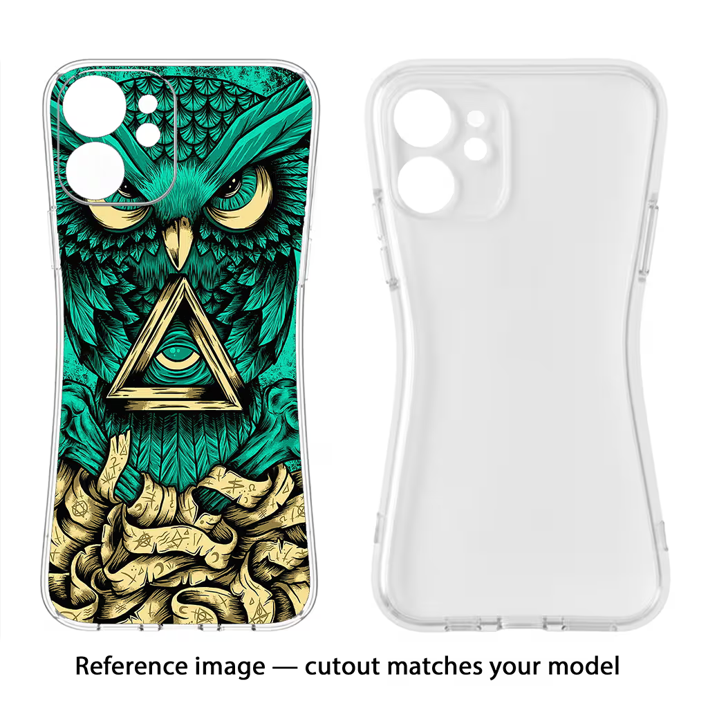 Green Owl Moto Edge 60 Stylus Back Cover
