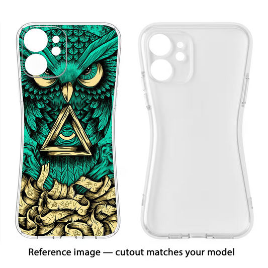Green Owl Moto Edge 60 Stylus Back Cover