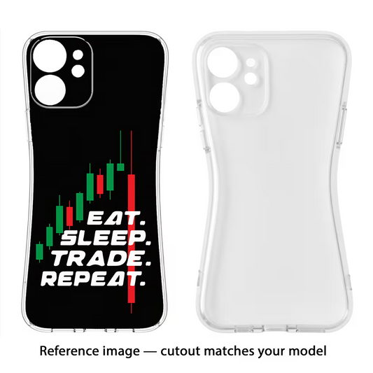 Eat Sleep Trade Repeat Moto Edge 60 Stylus Back Cover