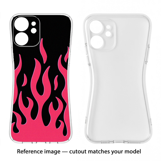 Fire Flames Moto G86 Power Back Cover