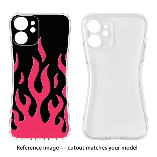 Fire Flames Moto Edge 60 Stylus Back Cover