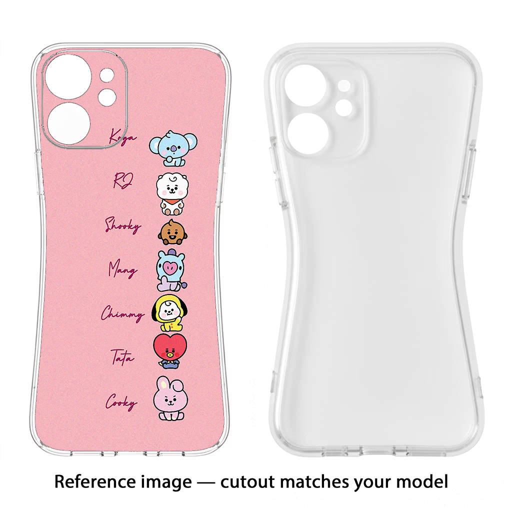 BTS names Redmi Note 14 5G Back Cover