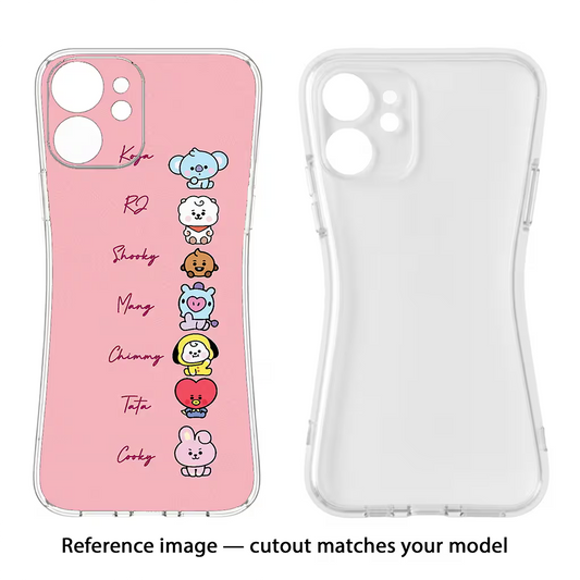 BTS names Samsung A26 Back Cover