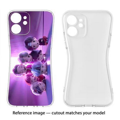 BTS Chibi Vivo T4x 5G Back Cover