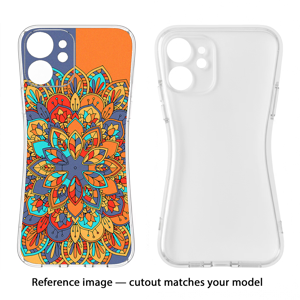 Color Mandala Vivo Y58 5G Back Cover