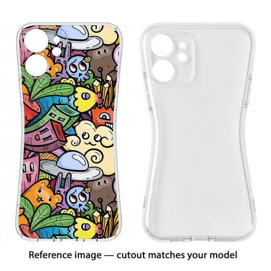 Veggie Doodle Moto Edge 60 Stylus Back Cover