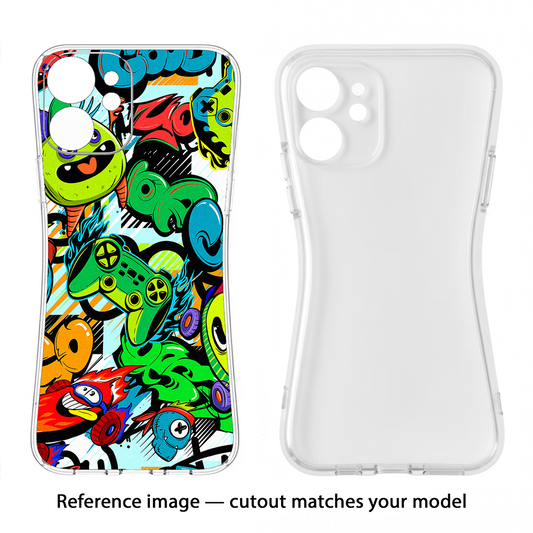 Game Doodle Samsung S25 Ultra Back Cover