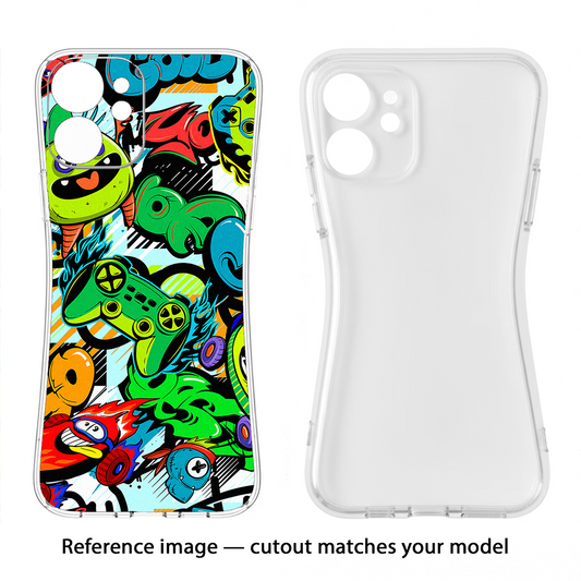 Game Doodle Samsung M14 Back Cover