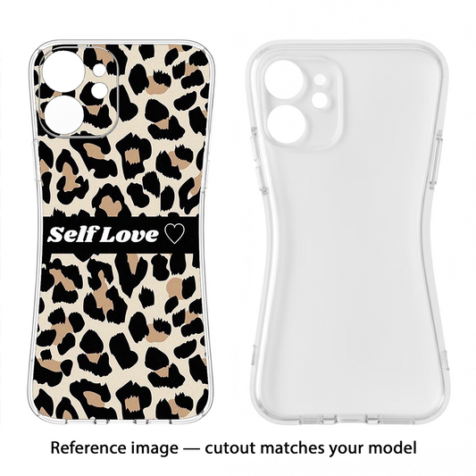 Leopard Print Self Love Samsung M14 Back Cover