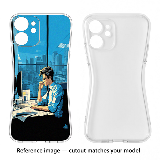 Focused Hustler (AI Generated) Nothing Phone 3A Back Cover