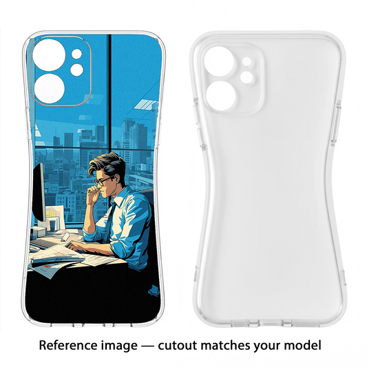 Focused Hustler (AI Generated) Samsung S24 Plus Back Cover