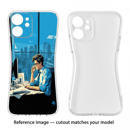 Focused Hustler (AI Generated) Redmi 14C 5G Back Cover