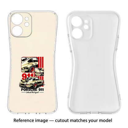 Classic Porsche 911 Moto Edge 60 Stylus Back Cover
