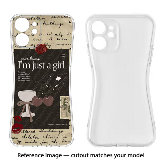 I am just a girl Realme 14 Pro Plus 5G Back Cover